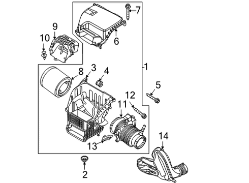2025 Ford Bronco Air Intake Diagram