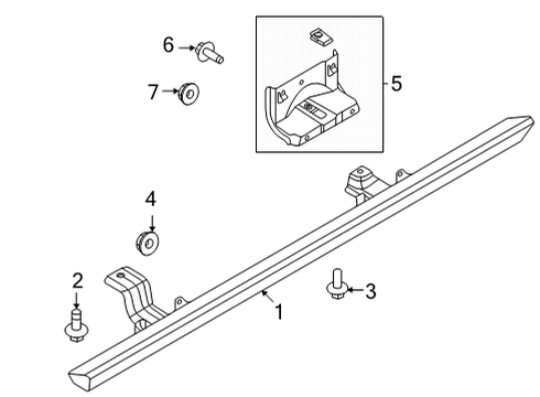 2024 Ford Bronco Running Board Diagram 6 - Thumbnail