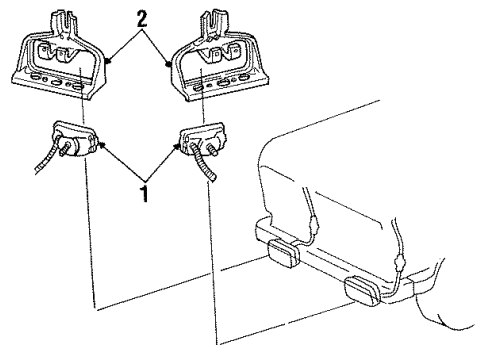1993 Ford F-250 Fog Lamps Diagram