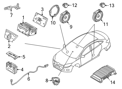 2018 Ford Focus Instruments & Gauges Diagram