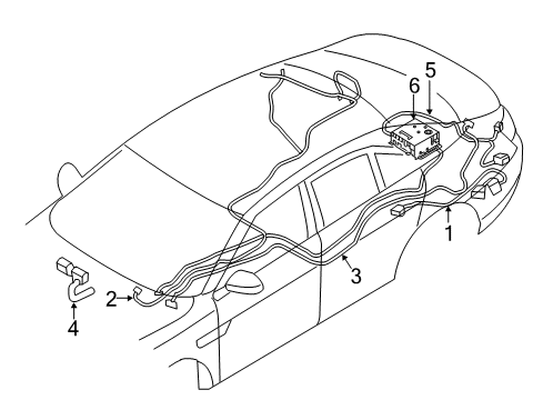 2015 Ford Special Service Police Sedan Electrical Components Diagram 2 - Thumbnail