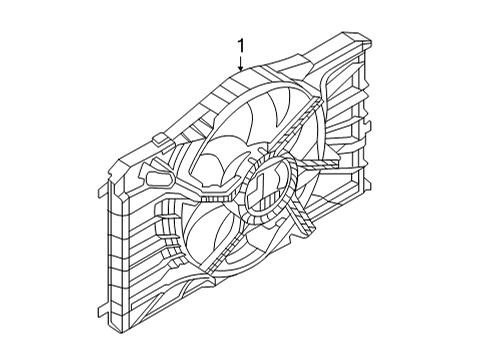 2024 Ford Mustang Mach-E Cooling Fan Diagram