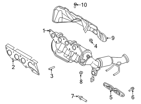 2024 Lincoln Corsair Exhaust Manifold Diagram