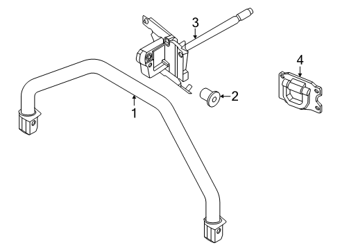 2025 Ford Bronco Sport Front Brush Guard Diagram