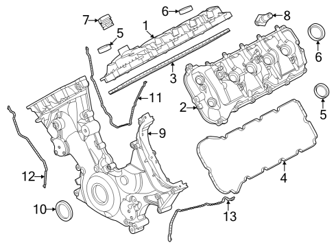 2023 Ford F-150 Valve & Timing Covers Diagram 6 - Thumbnail