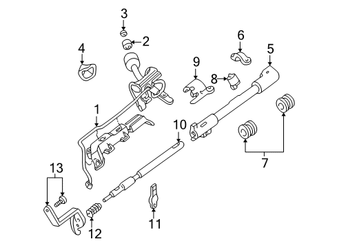 2000 Ford Expedition Gear Shift Control - AT Diagram