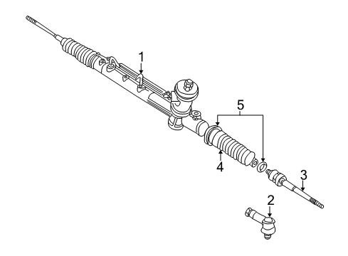 2006 Mercury Mariner Steering Gear & Linkage Diagram 3 - Thumbnail