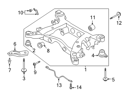 2021 Lincoln Corsair Steering Wheel Bolt Diagram for -W716575-S437