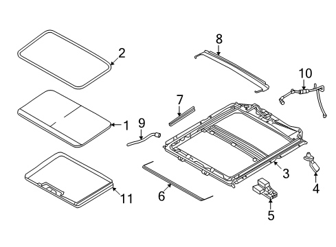 2007 Mercury Milan Sunroof Diagram