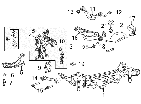 2007 Ford Fusion Rear Suspension Components Diagram