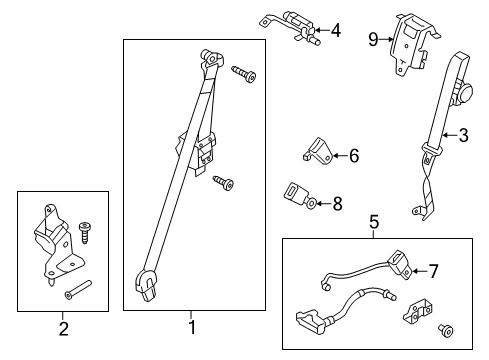 2018 Ford Flex Seat Belt Diagram 2 - Thumbnail