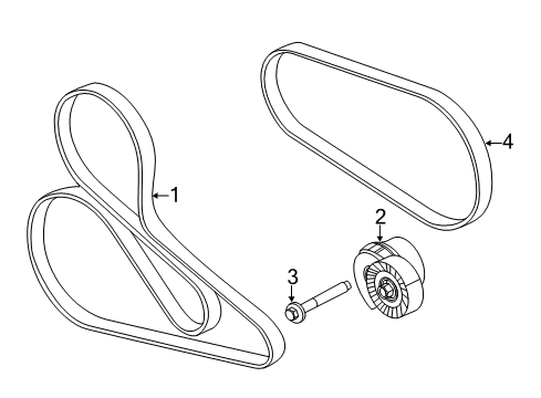 2011 Ford F-150 Belts & Pulleys - Belts Diagram 2 - Thumbnail