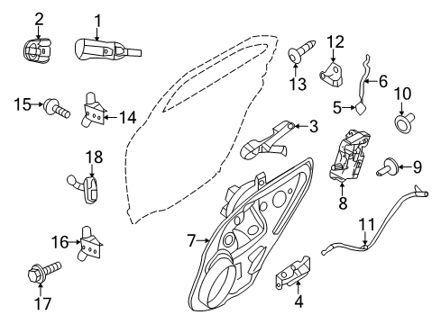 2010 Mercury Milan Rear Door Diagram