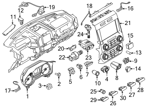 2016 Ford F-150 Adjustable Brake Pedal Diagram