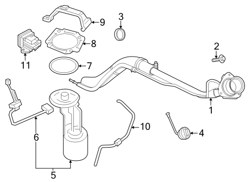 2025 Ford F-350 Super Duty Senders Diagram 4 - Thumbnail