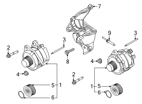 2025 Ford Transit-150 Alternator Diagram