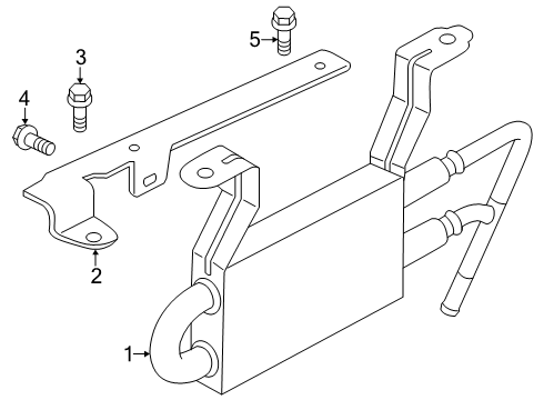 2025 Ford Transit-150 Power Steering Oil Cooler Diagram