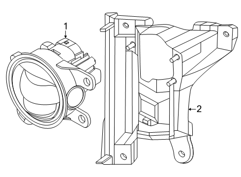 2024 Ford Ranger Fog Lamps Diagram