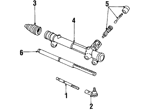 1984 Lincoln Continental Steering Gear & Linkage Diagram 2 - Thumbnail