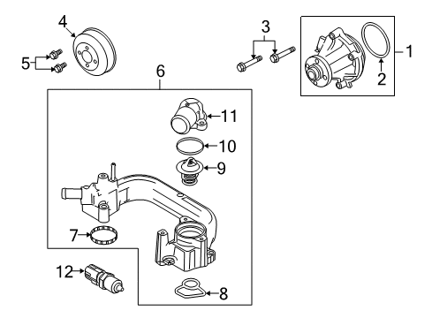 2009 Ford Explorer Sport Trac Water Pump Diagram