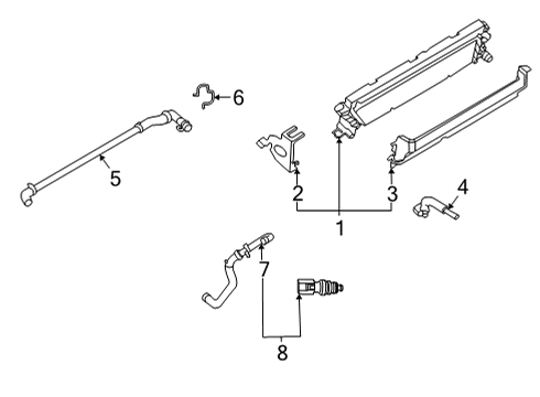 2022 Ford F-350 Super Duty Intercooler Diagram