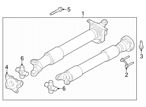 2024 Ford Mustang Rear Propeller Shaft Diagram 2 - Thumbnail