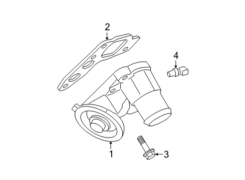 2004 Mercury Mountaineer Oil Cooler Diagram
