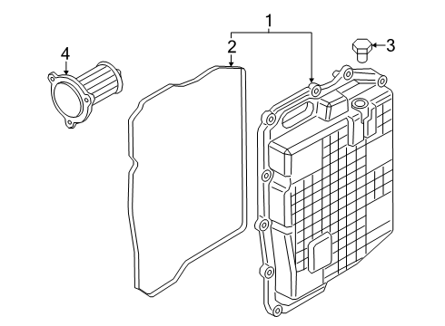 2024 Lincoln Nautilus Transaxle Parts Diagram