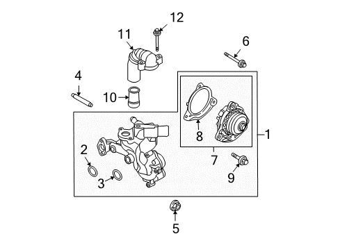 2012 Ford Fusion Water Pump Diagram 3 - Thumbnail