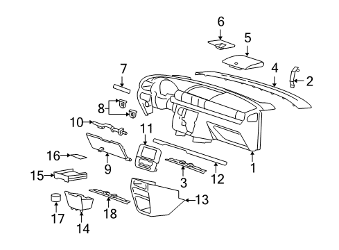 2006 Mercury Monterey Defroster Panel Diagram for 3F2Z-17044A90-AAC
