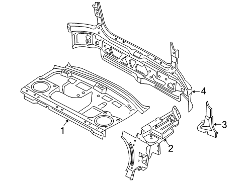 2009 Mercury Sable Rear Body Diagram