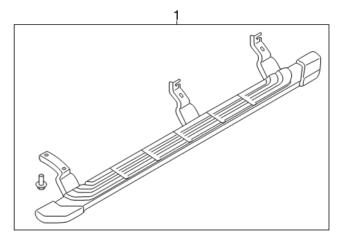 2023 Ford Ranger Running Board Diagram 4 - Thumbnail