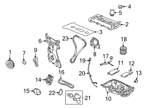 2006 Mercury Mariner Engine Parts Diagram 2 - Thumbnail