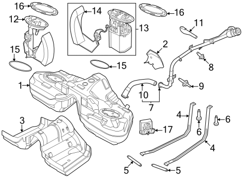 2024 Ford Mustang Senders Diagram