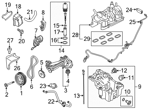2017 Ford F-150 Engine Parts Diagram