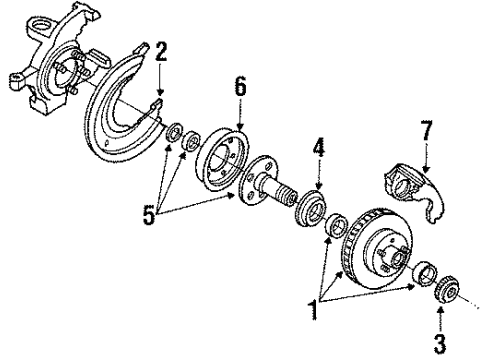 1990 Ford Ranger Front Brakes Diagram
