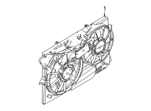 2017 Lincoln MKZ Cooling Fan Diagram 3 - Thumbnail