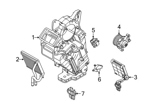 2024 Lincoln Aviator Auxiliary Air Conditioner Diagram