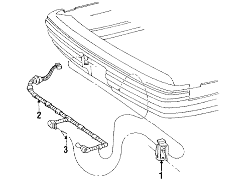1990 Lincoln Town Car License Lamps Diagram