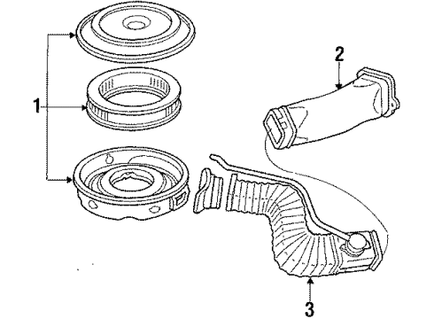 1986 Ford F-150 Air Inlet Diagram 4 - Thumbnail