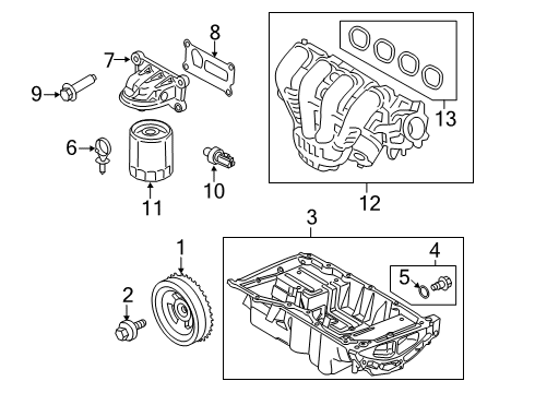 2024 Ford Escape Adapter Housing Diagram