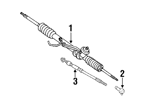 1994 Ford Escort Steering Gear & Linkage Diagram 4 - Thumbnail