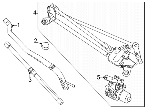 2024 Lincoln Nautilus Wiper & Washer Components Diagram 3 - Thumbnail