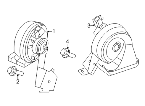 2024 Ford Bronco Horn Diagram