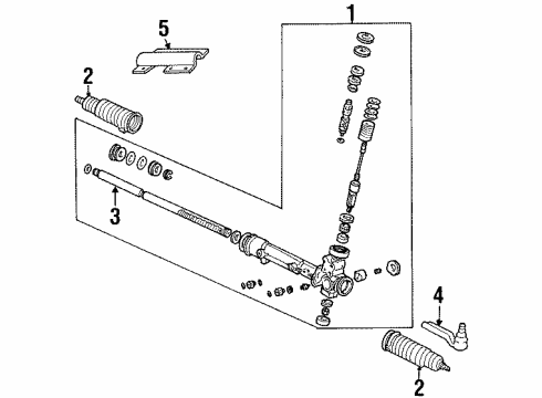 2002 Mercury Cougar Steering Gear & Linkage Diagram 2 - Thumbnail