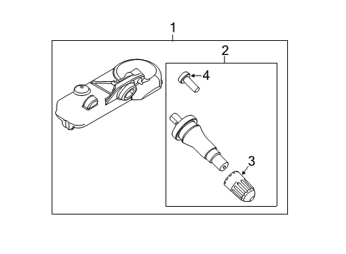 2012 Lincoln MKX Tire Pressure Monitoring Diagram