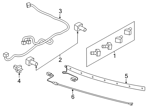 2016 Ford Explorer Bumper & Components - Rear Diagram 2 - Thumbnail