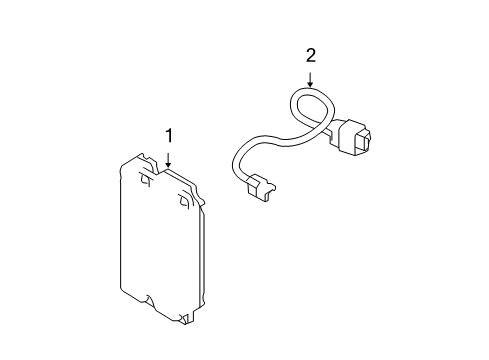 2008 Ford Fusion Electrical Components Diagram 2 - Thumbnail