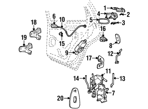 2002 Lincoln Continental Door Diagram