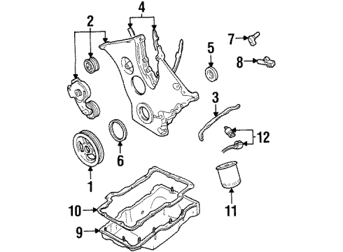 2000 Mercury Mystique Engine Parts Diagram